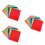 120Pcs Assorted Cloth Sheets Bright Colors Reusable for Sewing and DIY 7