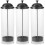 3Pièces Rangement Transparent Pour Pailles Accessoires 5