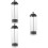 3Pièces Rangement Transparent Pour Pailles Accessoires 8