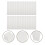 400Pièces Pochettes Papier Blanches Pour Baguettes Jetables 10