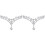 2Pcs Silver Wedding Frontlet Rhinestone Bridal Forehead Chain Charm 1