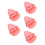 5Ensembles Oreilles De Casque Rose Décor Cartoon 4