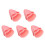 5Ensembles Oreilles De Casque Rose Décor Cartoon 7