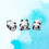 6Pcs Ceramic Panda Chopstick Holders Multi Color Pillows 9