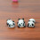 6Pcs Ceramic Panda Chopstick Holders Multi Color Pillows 11