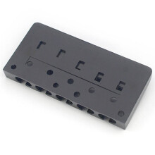5-String Bass Bridge Body Bottom Through String Spacing 16.5MM Bass Fixed Bridge Silver