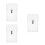 3Pièces Caches Prises Imperméables Pour Usage Extérieur 5