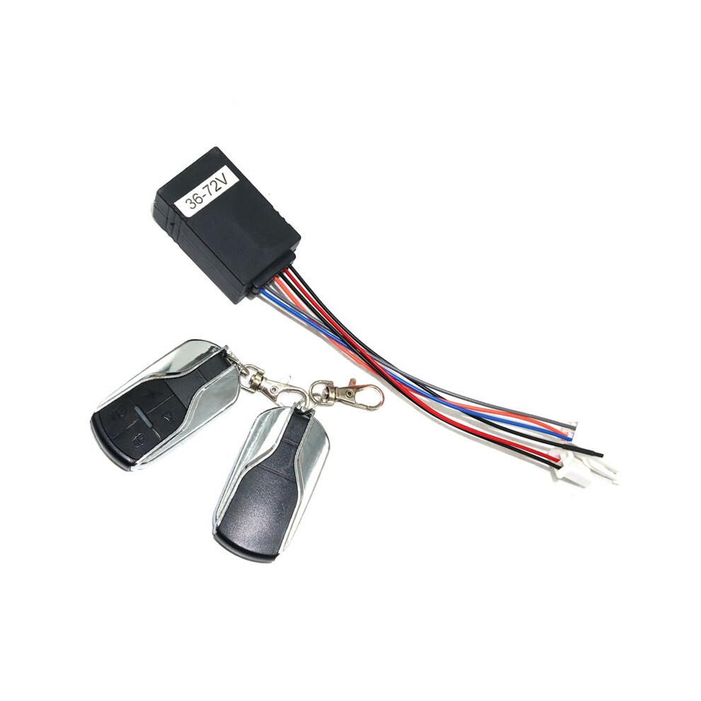 Photos - Car Alarm Anti-Theft Motorcycle Alarm E-Bike Remote Alarm 36-72V Universal Remote Control Anti-Theft Lock