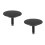 2Pcs Home Use Black Copper Bathtub Drain Plugs with Rotating Design 4