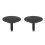 2Pcs Home Use Black Copper Bathtub Drain Plugs with Rotating Design 6