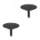 2Pcs Home Use Black Copper Bathtub Drain Plugs with Rotating Design 7