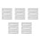 15Pcs Silver Tub Overflow Cover Plate Decorative Sink Overflow Cap 5