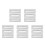 15Pcs Silver Tub Overflow Cover Plate Decorative Sink Overflow Cap 7