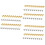 1200Pcs DIY Alloy Earrings Accessories Flat Pad Posts for Craft Making 6