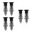 6Pcs Metal Spring Loaded Plunger with Knob for Accurate Positioning 7