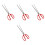 4Pcs Anti-Slip Silicone Tip Crab Clips Multi-Function Long Tongs 2