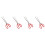 4Pcs Anti-Slip Silicone Tip Crab Clips Multi-Function Long Tongs 3