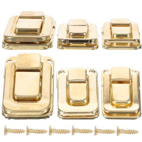 30Pièces Fermoirs Dorés Pour Boîtes Cadeaux DIY 2