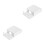 2Pcs Ps Waterproof Wall Socket Cover White Home Use Splash Protector 1