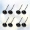 600Pairs Premium Black DIY Plastic Doll Eyes for Craft Projects 10