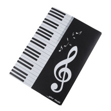 Classeur de Partitions Extensible 4 Pages A4, 6 Pochettes, Grand Classeur pour Partitions de Piano, Pince à Partitions