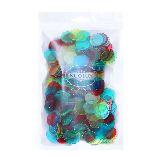 3Pcs Assorted Color Game Markers Plastic Chips for Classroom Use 2