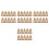 40Pcs Lightweight Kraft Paper Cup Handle Carrier for Hot Cold Drink 6