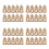 40Pcs Lightweight Kraft Paper Cup Handle Carrier for Hot Cold Drink 9