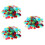3Pcs Assorted Color Game Markers Plastic Chips for Classroom Use 8