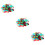 3Pcs Assorted Color Game Markers Plastic Chips for Classroom Use 10