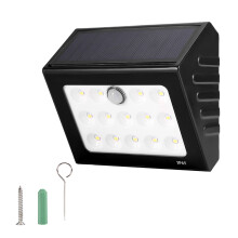 Modern Solar Wall Light Outdoor Motion Activated Waterproof Bright LED Energy Efficient Adjustable Angle Long Lasting Lamp For Backyard Garden