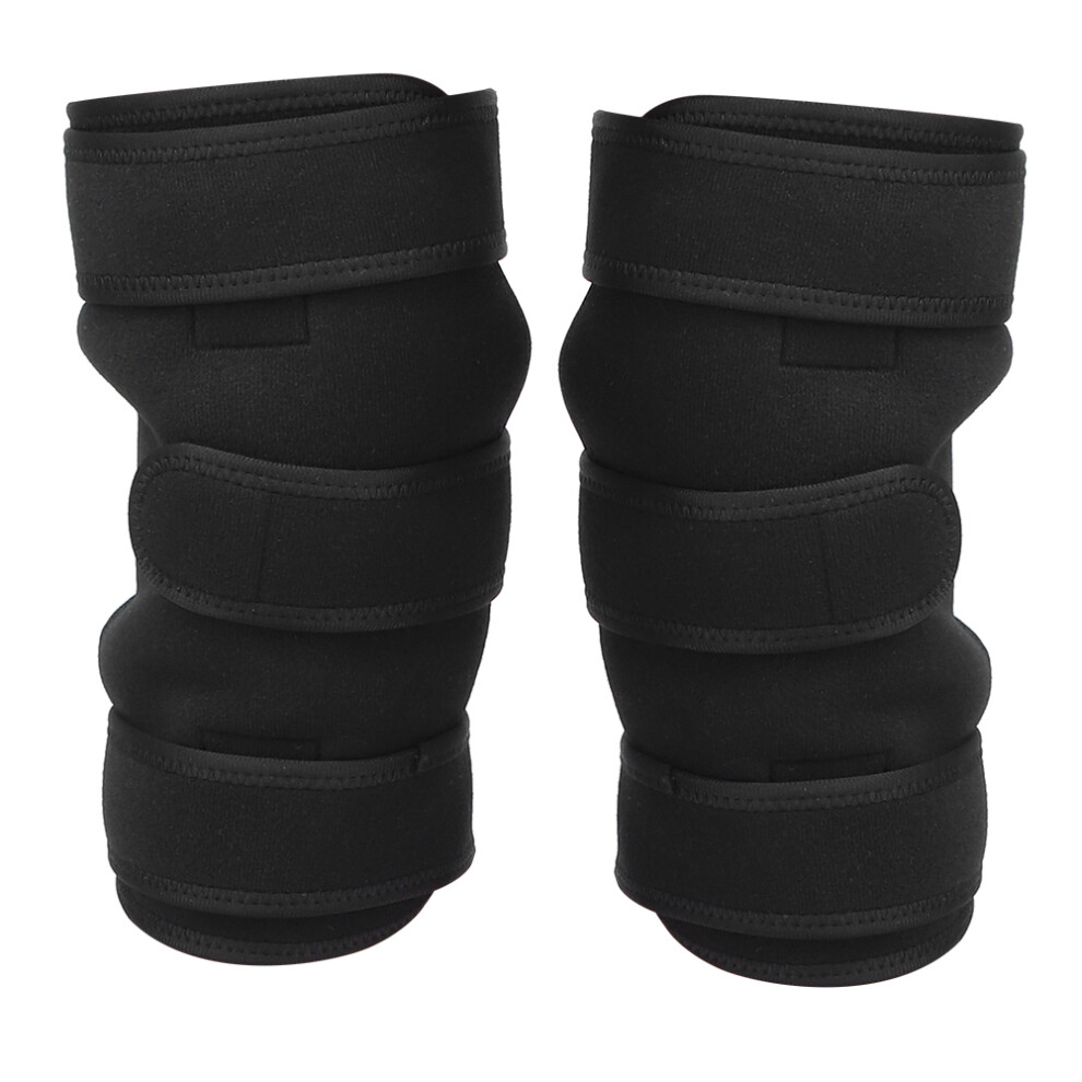 Therapeutic Knee Compression Wrap Breathable Comfort For Joint Pain Relief Moderate Stability Support With Spiral Stays Open Patella Design Easy To