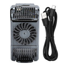 Portable Phone Cooling Fan With Mute Engine Dissipation And Universal Compatibility Mini Portable Size Spring Telescopic Clip Can Clamp Mobile Phones
