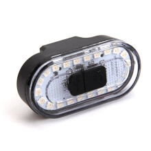 Bike Tail Light USB Rechargeable Ultra Bright LED Warning Bike Flashlight 7 Color Waterproof Bicycle Rear Light A