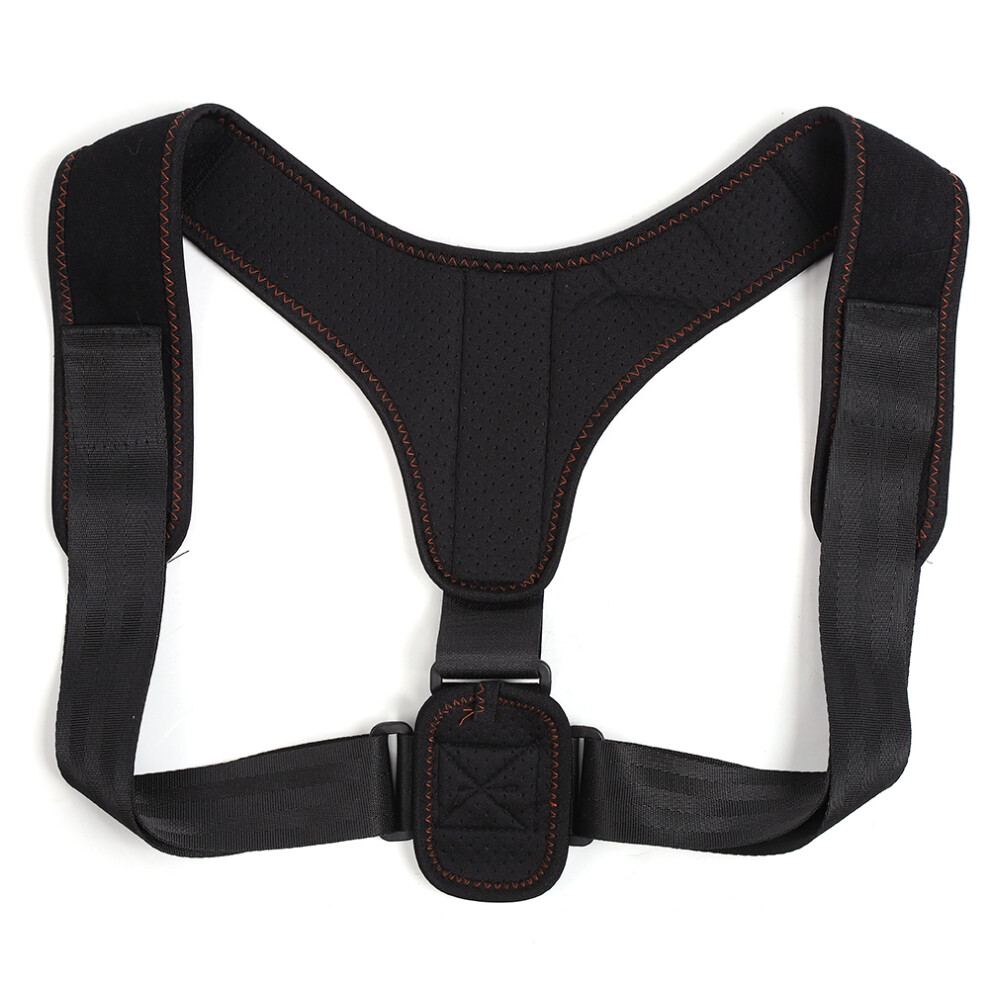 Posture Corrector With Adjustable Straps Breathable Lightweight Support For Shoulder And Spine Copper Infused Fabric Moisture Wicking Reduce Pain