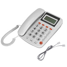 Festnetztelefon mit Schnur, Anruferkennung, Kurzwahl, Englisch, Stummschaltung, Halten, Support, Büro, Zuhause, Hotel, Telefon, Keine Batterie