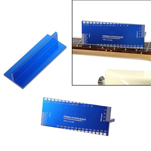T- Bevel  Leveling Sanding Tool with String Action Gauge Function for Guitar Luthier Tool Parts 2