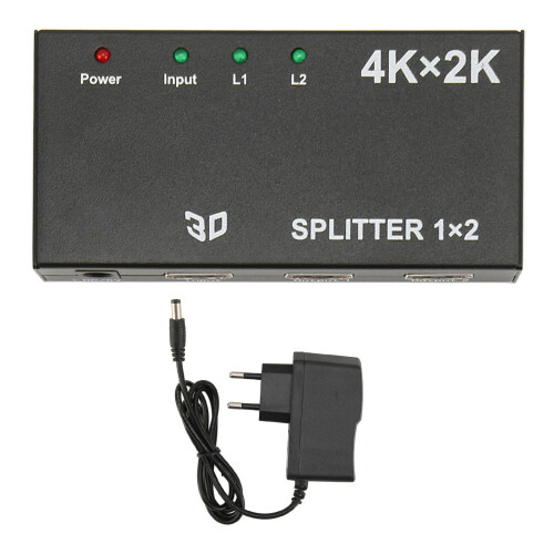 Διανομέας ήχου/βίντεο1x4 HDMI Splitter Συμβατότητα με 1x4 HDMI Splitter Μετάδοση μεγάλων