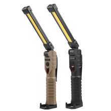 Folding COB Portable LED Work Light Handheld Flashlight Torch Emergency Car Inspection Lamp Red SOS Strobe 2 Packs