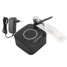 Snadné čištění Airbrush Kit Gravity Feed Dual Action Vysokotlaký přesný přenosný víceúčelový s dobíjecí baterií pro líčení,