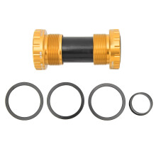 Durable Bottom Bracket68-73mm With Sealed Cups Ceramic Bearings Precision Machined Threads And High Strength Aluminum Alloy Housing, Super Smooth