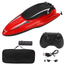 Waterproof Rc Speed Boat For Pool And Lake Adventures Dual Motor Capsize Recovery System4Channel Signal Range Rechargeable Lithium Ion Battery High