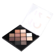 Premium oogschaduwpalet met matte glittertinten, langdurig, zweetbestendig, waterbestendig en makkelijk te blenden, compact poeder, geschikt voor