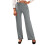 Women's Solid Fleece-Lined Yoga Pants Athletic Casual 5