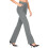 Women's Solid Fleece-Lined Yoga Pants Athletic Casual 6