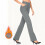 Women's Solid Fleece-Lined Yoga Pants Athletic Casual 7