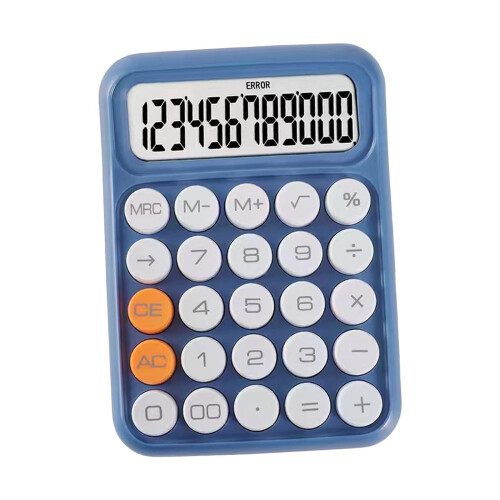 Calculator Office Calculators with Big Button, Standard Function Desktop Calculators, Pocket Basic Calculator for Home Deep Blue 1