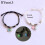 Luminous Cat Star Moon Cross Charm Bracelet Set 2 pcs 6