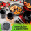 Wheat Straw Dinnerware Set 32 pcs for 4 people black 6