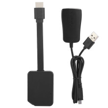 Chromecast-understøttet trådløs skærmdongle, 4K HDMI-streamingadapter med Miracast AirPlay DLNA, skærmcastmodtager til Netflix Hulu